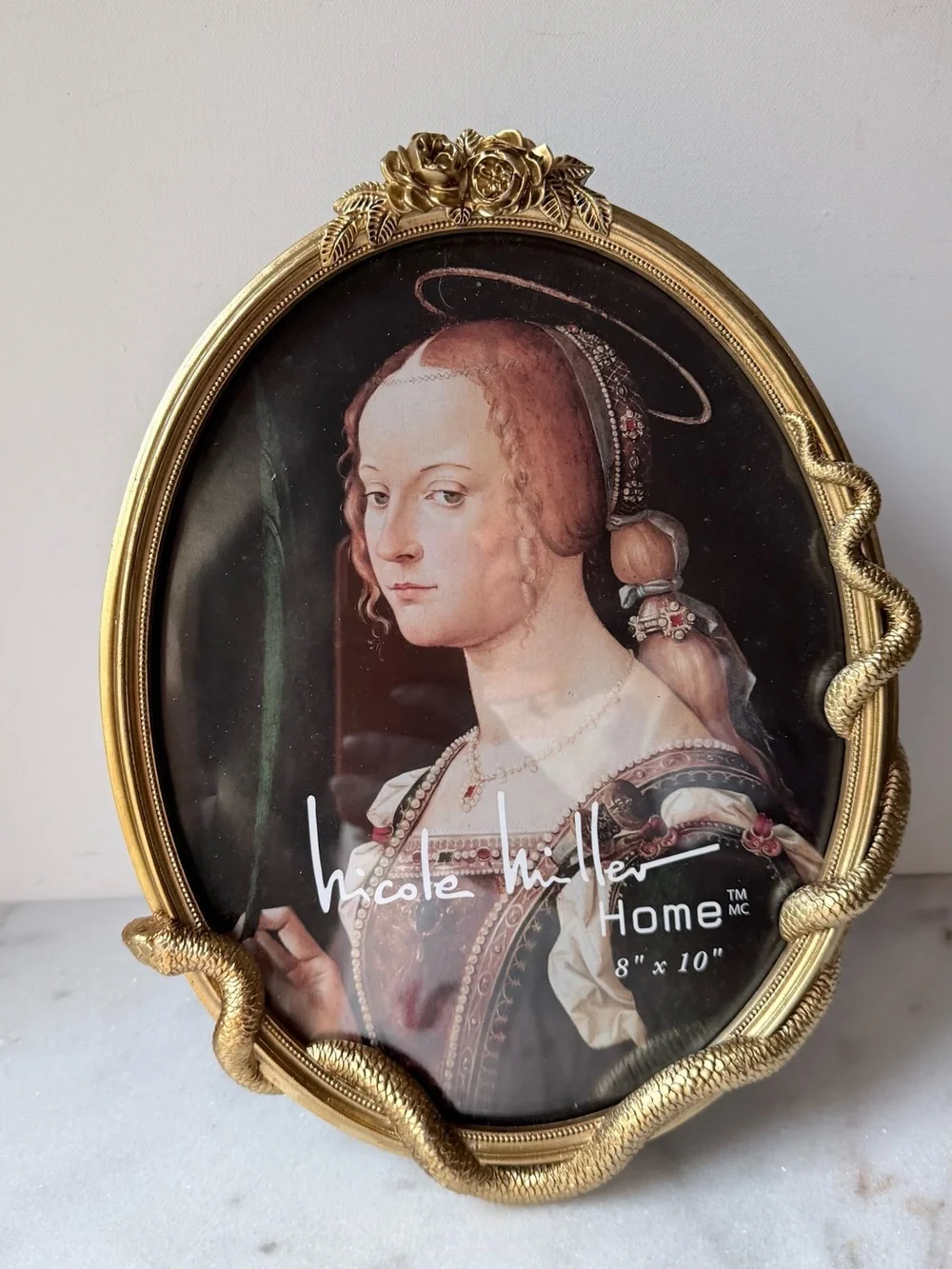 Nicole Miller decorative oval